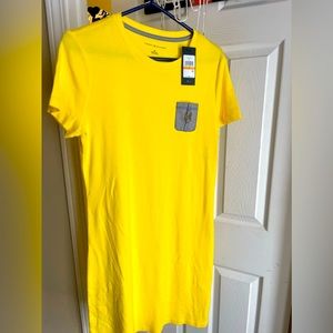 Tommy hilfiger t shirt dress yellow